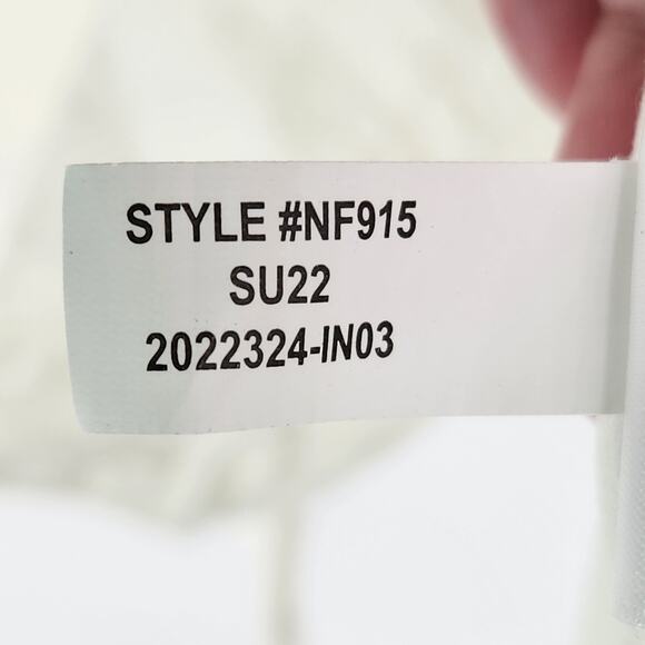 Madewell White Linen Cotton Short Puff Sleeve Button Down Mini Dress Women's 2 - Picture 6 of 12